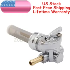 2020worldestshop 606278527210 Fits Dyna Electra Road Glide Fatbob Fatboy Lo Motorcycle Fuel Cock Valve Petcock