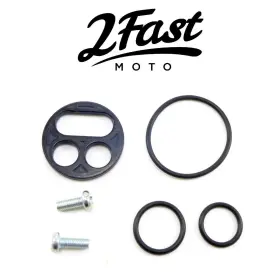 18-2728 2fastmoto Fck-28 Fuel Valve Petcock Repair Kit For Kawasaki Ninja Models 90-02 /