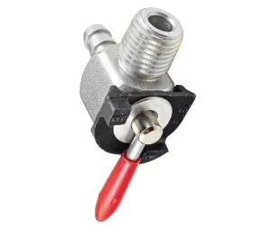 6303-m Aaok 1/4 Inch Npt Mini Fuel Valve Petcock For Harley And Custom Motorcycle Gas Tanks