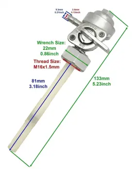Aitptc450 Aitook Fuel Tank Petcock For Honda Cb750c Custom Cb 750 C 1980 Switch Valve 16mm #2 Aitptc450 Aitook Fuel Tank Petcock For Honda Cb750c Custom Cb 750 C 1980 Switch Valve 16mm #2