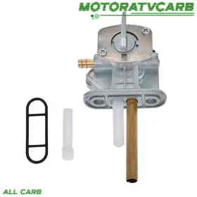 Mot1219424 All-carb Vacuum Gas Tank Fuel Cock On Off Valve Petcock For Suzuki Dr125 Dr200