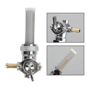 011403 Areyourshop Fuel Valve Petcock Left Outlet Fit For Sportster Big Twin 1975-up 13/16 Inch Ue