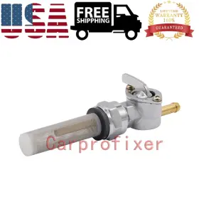 Autopartjohnnn 072241513795 3/8 Inch Npt Gas Fuel Valve Petcock For Electra Glide Flfb Sportster Viton Gasket Us