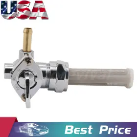 Autorevival 606278332289 Fuel Cock Valve Petcock Fits Dyna Electra Road Glide Fatbob Fatboy Lo Motorcycle