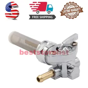 Beststorelist 669894274531 Fuel Cock Valve Petcock Fits Dyna Electra Road Glide Fatbob Fatboy Lo Motorcycle