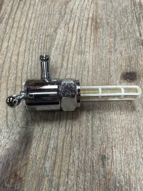 102-000094-01 Big Dog Motorcycles Petcock Fuel Valve Chrome - 2000-2011 All Models