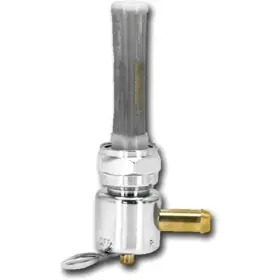 022601 Bikers Choice 90 Degree Straight Outlet Late Style Petcocks Round Right Spigot 22mm
