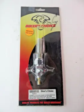 Bikers Choice 492857/ 62129-75t New Straight Petcock 75-ip Sportster Big Twin 492857 /