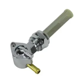 Bpd-80203 Billet Proof Designs 22mm Petcock With 90 Degree Elbow - Chrome For Use 1/4 Inch Id Fuel Hose