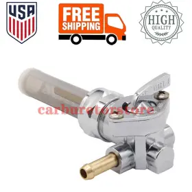 Carburetorstore 669894274555 Fuel Cock Valve Petcock For Dyna Electra Road Glide Fatboy Lo Carbman Motorcycle