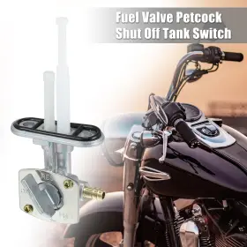 Carpopart 724708891530 Fuel Valve Petcock Shut Off Tank Switch Kit With Gasket For Yamaha Yfs200 94-98 #2