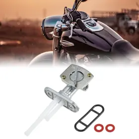 Carpopart 724708891530 Fuel Valve Petcock Shut Off Tank Switch Kit With Gasket For Yamaha Yfs200 94-98
