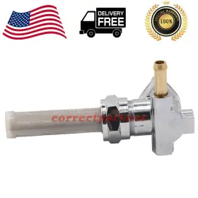 Correctpartner 754607301306 For Dyna Electra Road Glide Fatbob Fatboy Lo Motorcycle Fuel Cock Valve Petcock