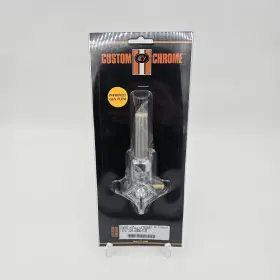 25-243 Custom Chrome Petcock 90 3/8 Inch Npt For Harley Davidson 1975 And Up - Nos
