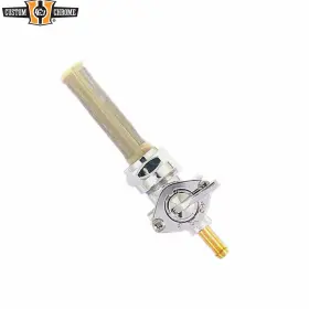 25246 Custom Chrome Replacement Straight Down Spigot Petcock Fit For Harley 1975-2006 #3