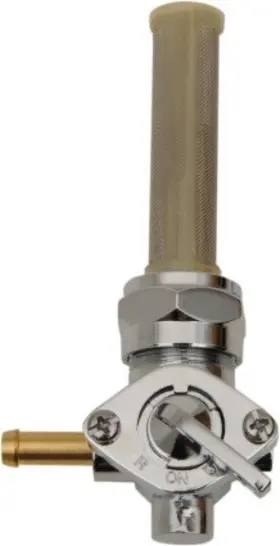 0705-0282 Drag Specialties Chrome 22mm Forward Spigot Fuel Petcock Harley