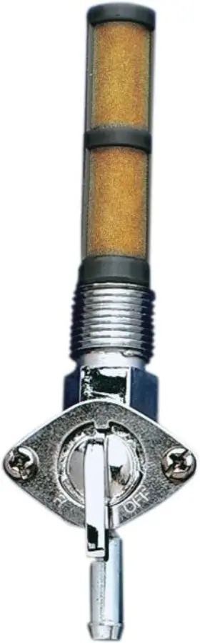 139564 Drag Specialties Ds Late-style Fuel Petcock 3/8 Inch Straight Chrome Harley Davidson #139564