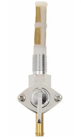 Xf-2-0705-0200 Drag Specialties 0705-0200 1/4 Inch Npt Petcock - Straight Fuel Outlet Chrome