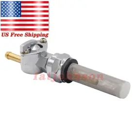 Fatjohnson 887878551809 Fuel Petcock For Harley Sportster Super Glide Electra 3/8 Inch Npt Threads Us