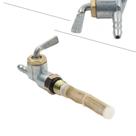Flashbuyeasy 463984435402 Petrol Fuel Tap Valve Petcock Tank Switch For Jawa Cz 175 250 350 Metal Plastic