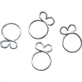 Fs00041 Fuel Star Hose Clamp Refill Kit - 9.7mm Wire Silver