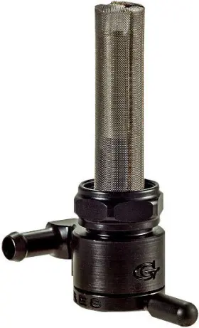 76-312f-blk Golan Products Inc Click-slick Petcock - 22mm Forward Facing Black