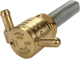76-312f-bs Golan Products Inc Clickslick Petcock 22mm Forward Facing Raw Brass Brs 70500