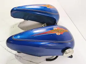 61218-85 Harley Davidson 1992 Flstc Softail Heritage Fuel Gas Petrol Tank And Petcock -read #3