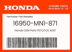 16950-mn1-871 Honda New Genuine Oem Petcock Assy -