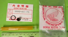 16952-461-771 Honda Nos Petcock Filter 1981-1985 Gl Vf Vt 650 700 500 Oem P/n