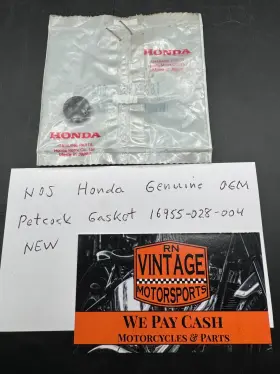 16955-028-004 Honda Nos Genuine Oem Petcock Gasket New