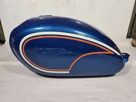 17500-108-760mj Honda Nos 1972 Cl100 K2 Hawaiian Blue Fuel Tank Cl 100 S2 #2