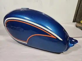 17500-108-760mj Honda Nos 1972 Cl100 K2 Hawaiian Blue Fuel Tank Cl 100 S2 #3