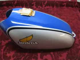 17500-356-000 Honda Nos New Oem Gas Fuel Tank Xl 350 1974-1976 Blue