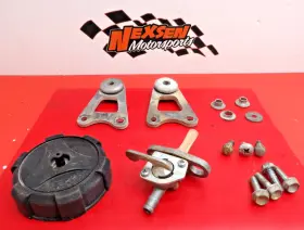 17522-mn1-670 Honda 1997 Xr600r Fuel Petcock Valve Gas Cap Tank Mount Bracket Set 17522-mn1-67