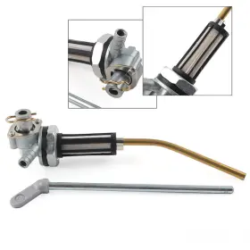 Hukyu 550742530131 Motorcycle Petcock Fuel Cock Switch For Vespa Px 125 150 200 Dirt Bike New