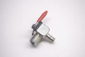 Jammer Cycle Products 632252 Custom Chrome 1/4 Inch Petcock For Paughco Tank Nos