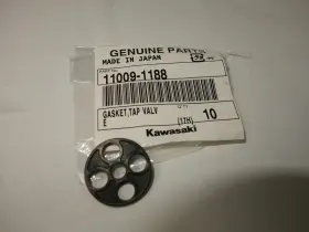 11009-1188 Kawasaki 1981-2024 Oem Fuel Tap Gasket Kr250 Klr650 Kfx Kvf Kaf