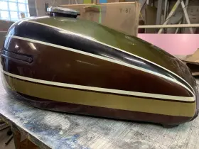 Z1b-75 Kawasaki 1975 Z1 900 Fuel Tank