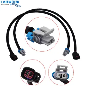 La696255cm Labworkauto For 2012/2013 Polaris Ranger Xp 800 Set Of 2 Fuel Injector Plug Gray Pto Mag