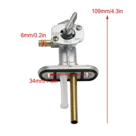 M552-a101 Madhornets Gas Tank Fuel Cock Valve Petcock For Smc Atv Ram R100 Hornet 100 Jumbo 300 Us #2