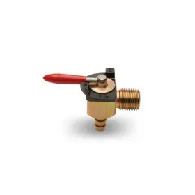 12-0085 Motion Pro - 90 Inline Fuel Valves 1/4 Inch Pipe Thread And Barb