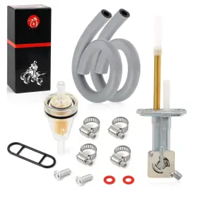 51023-1250 Moto1988 Fuel Valve Petcock Kit For Kawasaki Bayou 220 Klf220 1988-2002 300