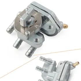 Motorshop168 550722222155 For Yamaha Virago Vstar Xv250 Fuel Gas On/off Switch Petcock Xv125 Replacement