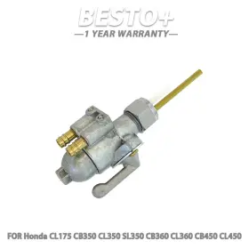 Munirater Btp53795p New For Honda Cl175 Cb350 Cl350 Sl350 Cb360 Cl360 Cb450 Cl450 Fuel Valve Petcock