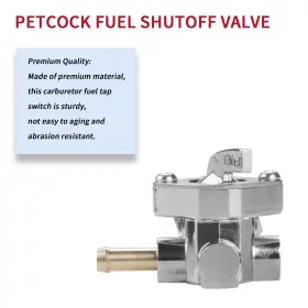 Otohans Automotive 616430430586 Gas Tank Fuel Valve Petcock Switch Compatible With Harley Dyna Fatboy Heritag #2
