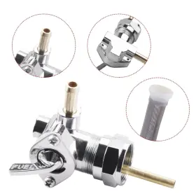 Otohans Automotive 616430430586 Gas Tank Fuel Valve Petcock Switch Compatible With Harley Dyna Fatboy Heritag #3