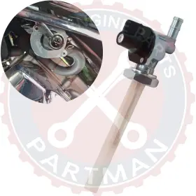 Partman 262450786183 1 X Fuel Gas Valve Petcock Replace 16950-mah-023 For Honda Shadow Vt1100c 1100t