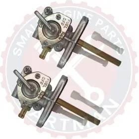 447-24500-02-00 Partman 860251129123 2pc Fuel Valve Petcock For Yamaha Xs750 Xs850 Xs1100 Non Vacuum