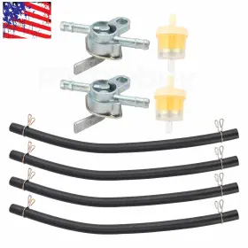 Partsebuy 710414184356 Shut Off 1/4 Inch Inline Valve Switch Gas Fuel Tank Petcock For 50 -150 Cc Atv Bike #3